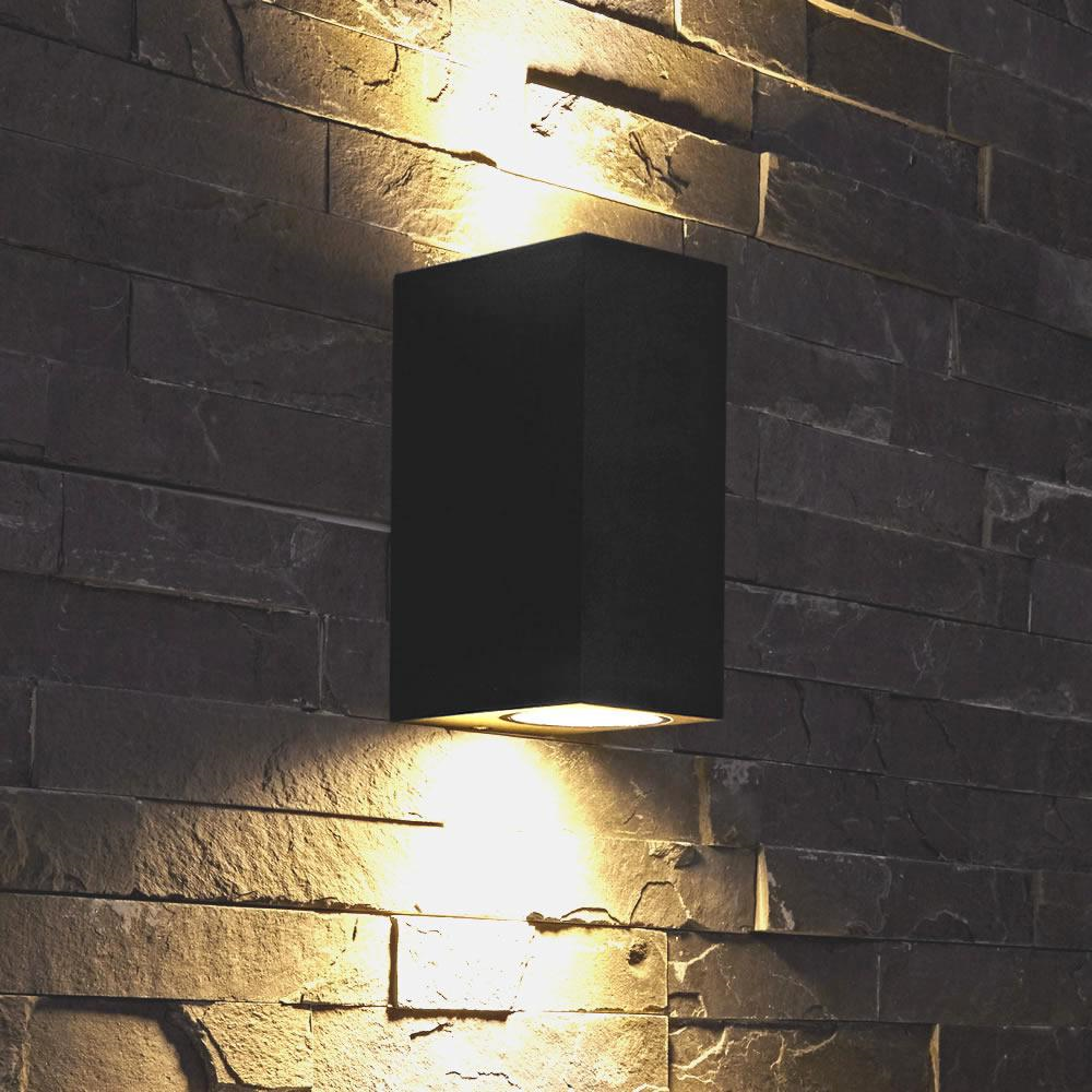Biard Architect IP44 Up/Down Wall Light - IP44 Up/Down Light - Square